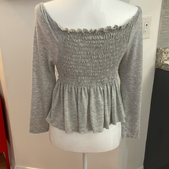 Long sleeve crop boho top - Picture 3 of 3